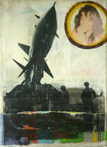 'bombe', 2014, mixed media, 24cm x 19,5cm